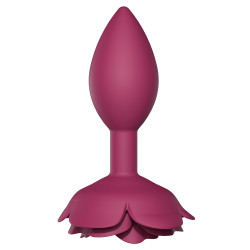 Love to Love Plug anal bijou Open Roses M 8 x 3.3cm Rose